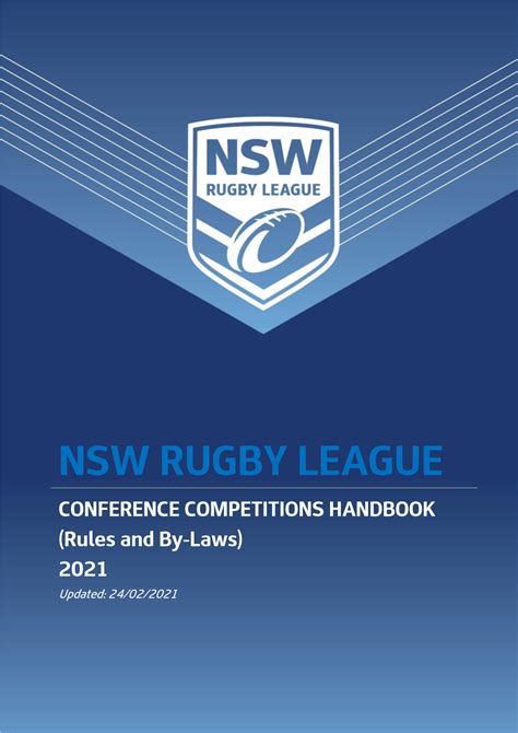 nswrl conference competitions handbook 2024|Manly / North Sydney 2024 Joint Competition Rules.